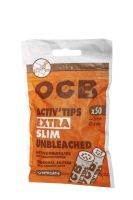 OCB ActivTips Extra Slim Unbleached 6mm ( á 50 Stk.)