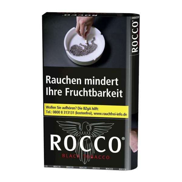 Rocco Feinschnitt Black / Zware Pg. (Pouch á 38 gr.)