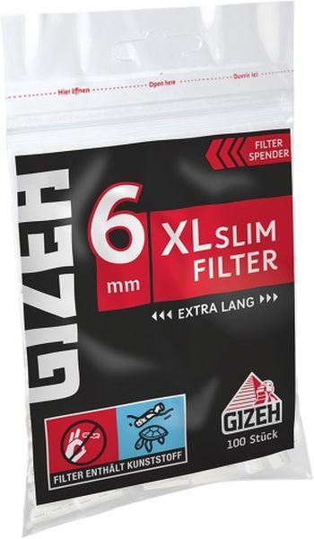 Gizeh Black XL Slim Filter (100 Stück)