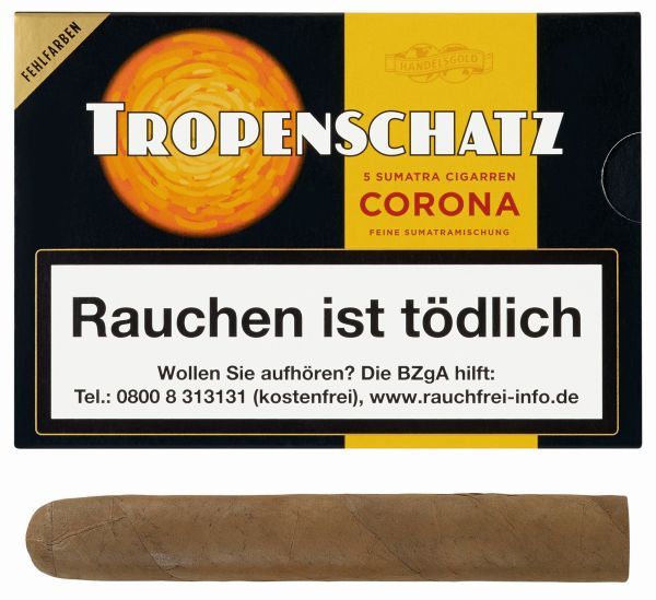 Tropenschatz Zigarren/Zigarillos 421 Sum. (Schachtel á 5 Stück)