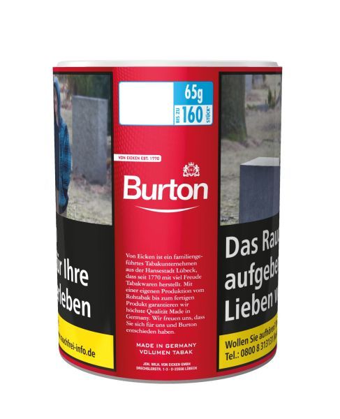 Burton Feinschnitt Vol.Tob. Full Fl.XL Ds. (Dose á 65 gr.)