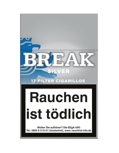 Break Eco-Zigarillos Silver Fi. Cgllo (10x17 Stück)