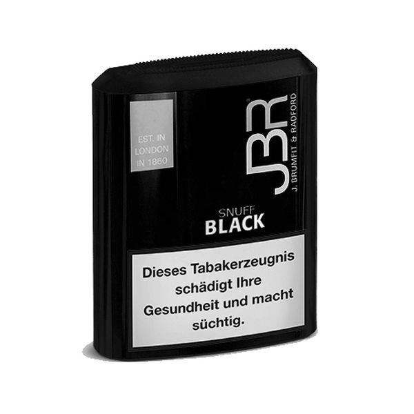 JBR Pfeifentabak Black Snuff (Dose á 10 gr.)