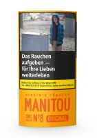 Manitou Feinschnitt Gold Org.Bl. No.8 Tob.Pg. (Pouch á 30 gr.)