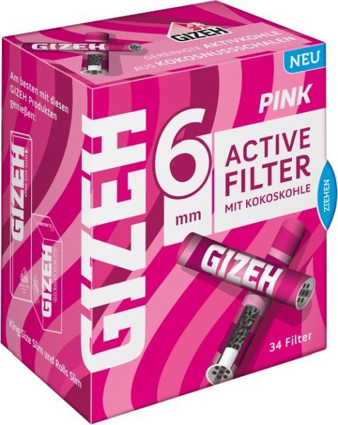 ▷Gizeh Pink Active Filter 6mm