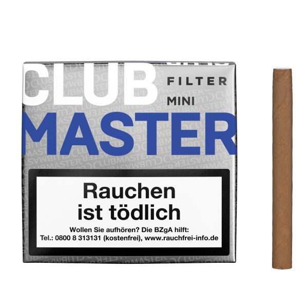 Clubmaster Zigarren/Zigarillos Mini Fi. Blue Gold No282 (Schachtel á 20 Stück)