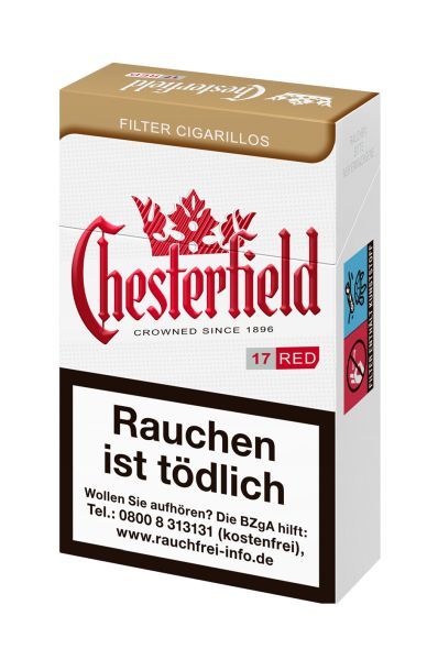 Chesterfield Eco-Zigarillos Zgllo Red Fi.KS (10x17 Stück)