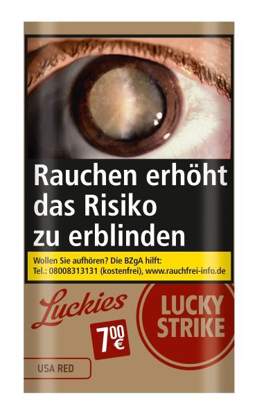 Lucky Strike Feinschnitt Lucky USA Red Pg. (Pouch á 30 gr.)