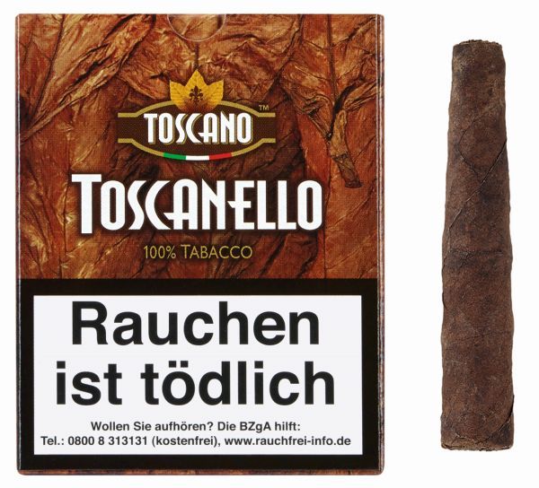 Toscano Zigarren/Zigarillos Toscanello (Schachtel á 5 Stück)