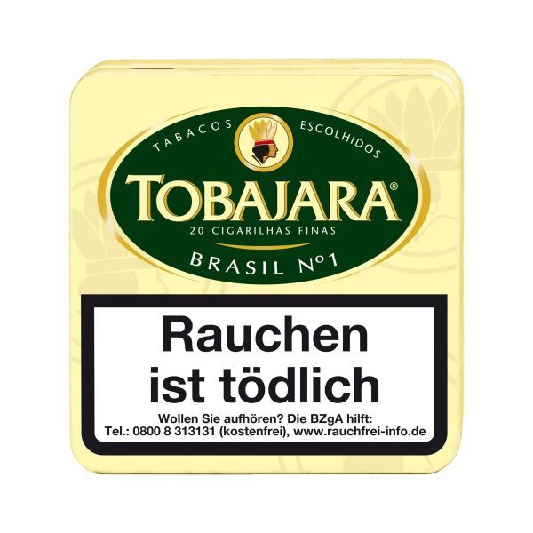 Villiger Zigarren/Zigarillos Tobajara Nr.1 Brs. (Schachtel á 20 Stück)