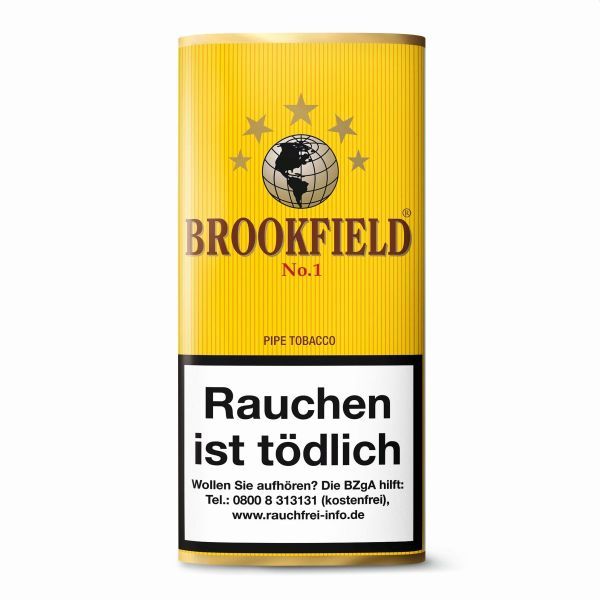 Brookfield Pfeifentabak No1 Arom.Blend Gelb Pg. (Pouch á 50 gr.)