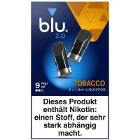 blu 2.0 Pod Tobacco 9mg/ml (2 Stück)