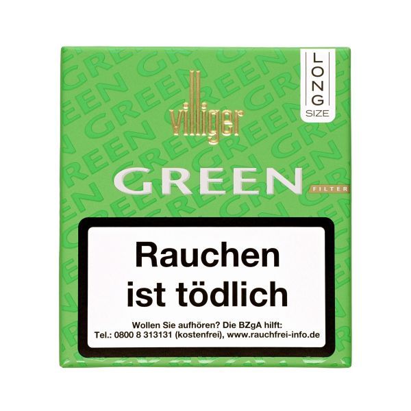 Villiger Zigarren/Zigarillos Green Filter Long ( á 20 Stk.)