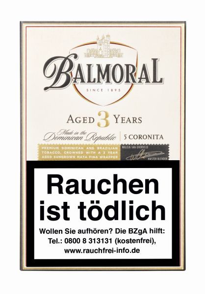 Al Capone Zigarren/Zigarillos Balmoral Aged Sel.Coronita (Schachtel á 5 Stück)