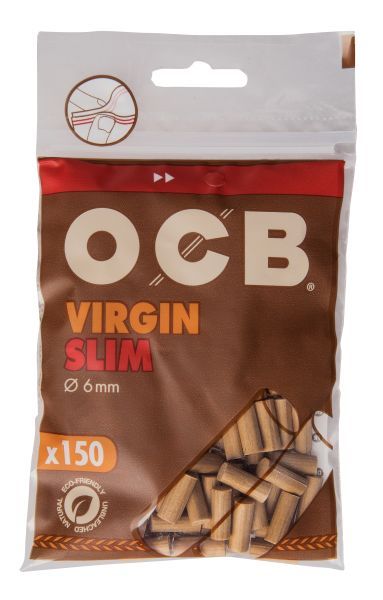 OCB Virgin Unbl. Slim Filter (150 Stück)